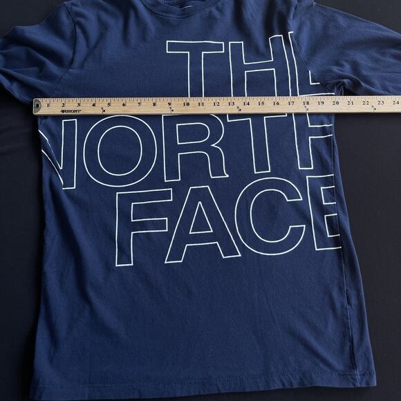 The North Face Shirt Mens Medium Long Sleeve Standard Fit Graphic Spellout - Picture 5 of 8
